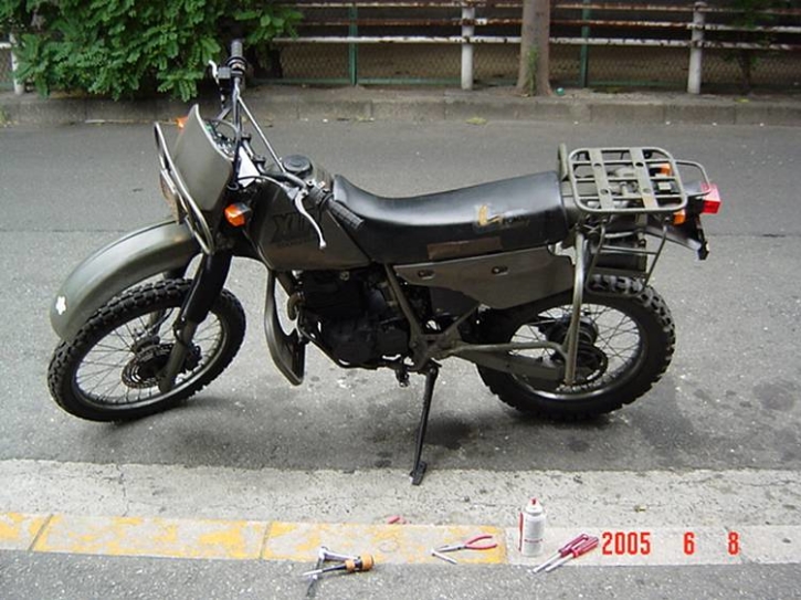 自衛隊バイクを自分で作ってみた製作日記！ ホンダXLR250R偵察用オートバイを作る│偵察用オートバイの研究サイト「自衛隊バイクマニアックス」